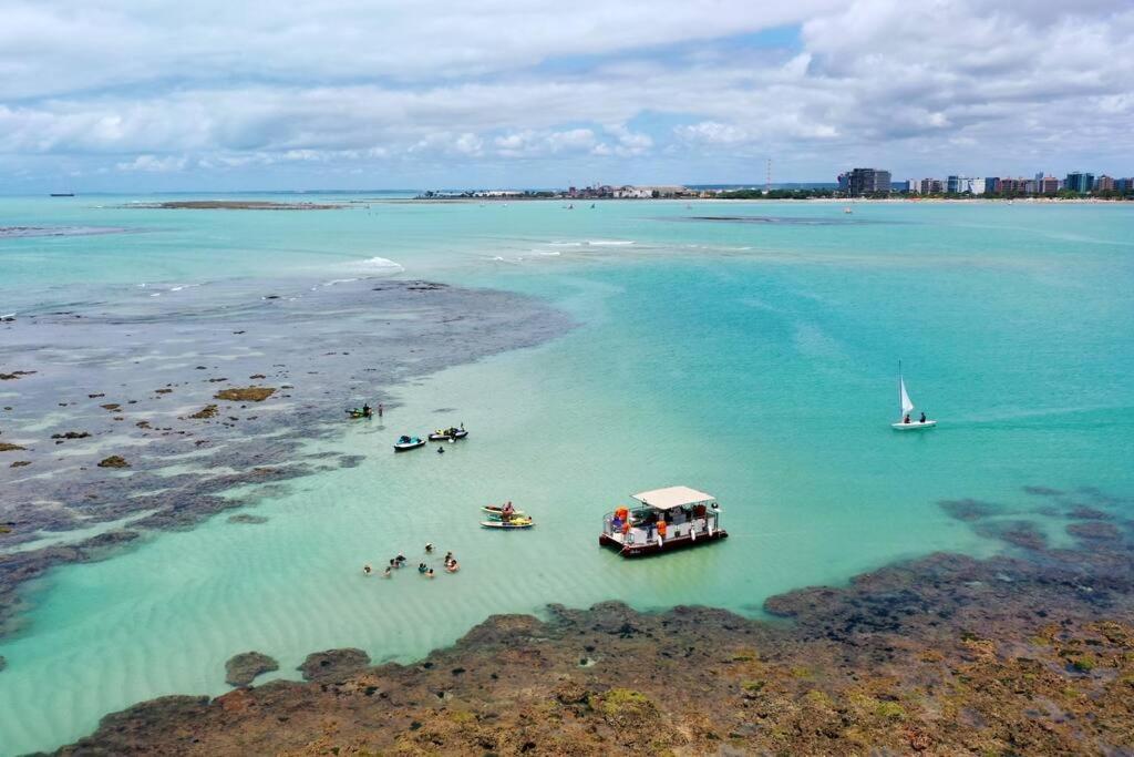 Studio 203 | Beira Mar Pajucara Com Vista | 250 Mb Maceio (Alagoas) Bagian luar foto